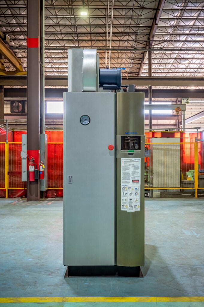 Steam boiler from Miura America