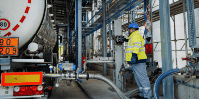 Each year, approximately 1,500 trucks carrying solvents with varying physico-chemical compositions are delivered to the Melamin production plant, averaging 5 to 6 trucks per day. Automating the processes to identify incoming materials has become essential to ensure safe operations